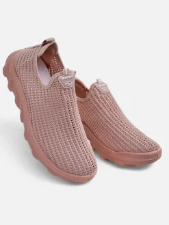 Royalfashion Wsuwane damskie materiałowe buty sportowe Erra