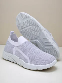 Royalfashion Wsuwane damskie materiałowe buty sportowe Vena