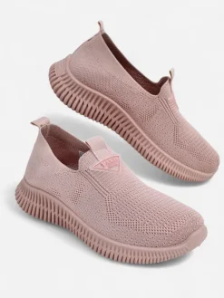 Royalfashion Wsuwane damskie materiałowe buty sportowe Serra