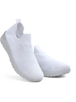 Royalfashion Wsuwane damskie materiałowe buty sportowe Satet