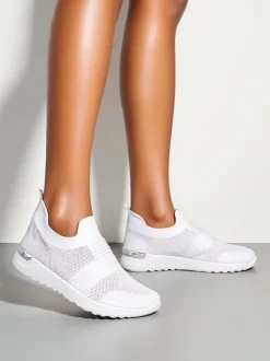 Royalfashion Wsuwane damskie materiałowe buty sportowe Satet