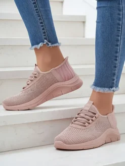 Royalfashion Wsuwane damskie materiałowe buty sportowe Arrate