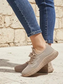 Royalfashion Wsuwane damskie materiałowe buty sportowe Royaletta