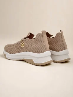 Royalfashion Wsuwane damskie materiałowe buty sportowe Teletta