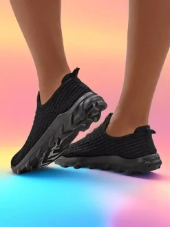 Royalfashion Wsuwane damskie materiałowe buty sportowe Erra