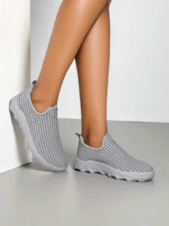 Royalfashion Wsuwane damskie materiałowe buty sportowe Eraste