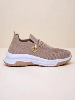 Royalfashion Wsuwane damskie materiałowe buty sportowe Teletta