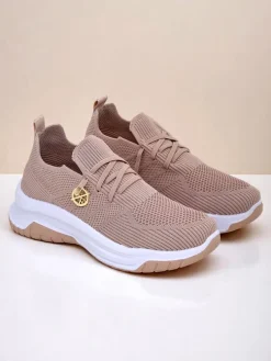 Royalfashion Wsuwane damskie materiałowe buty sportowe Teletta