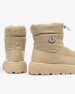 Royalfashion Wsuwane śniegowce damskie w jasnobrązowym kolorze Ireda