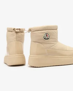 Royalfashion Wsuwane śniegowce damskie w beżowym kolorze Ademra