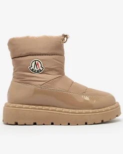 Royalfashion Wsuwane śniegowce damskie w brązowym kolorze Ireda