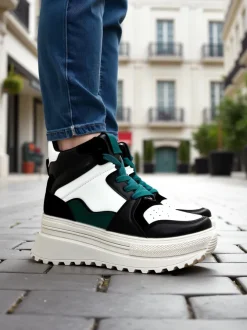 Royalfashion Wysokie damskie buty sportowe Geeky