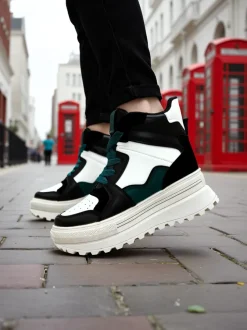 Royalfashion Wysokie damskie buty sportowe Geeky