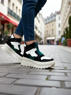 Royalfashion Wysokie damskie buty sportowe Geeky