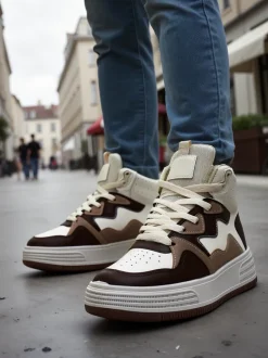 Royalfashion Wysokie damskie buty sportowe Quiedy