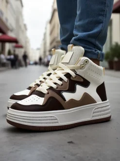 Royalfashion Wysokie damskie buty sportowe Quiedy