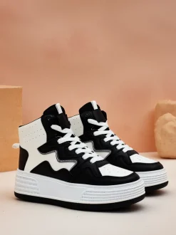 Royalfashion Wysokie damskie buty sportowe Quiedy