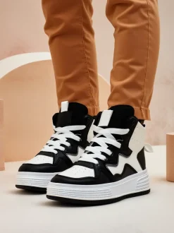 Royalfashion Wysokie damskie buty sportowe Quiedy