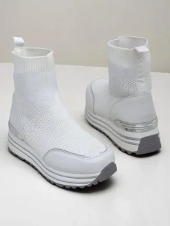 Royalfashion Wysokie sneakersy damskie HighStep Fusion