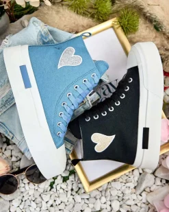 Royalfashion Wysokie trampki damskie Tris