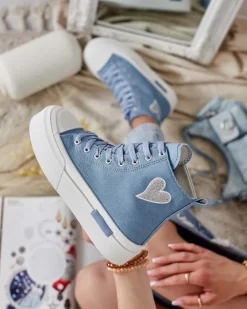 Royalfashion Wysokie trampki damskie Tris