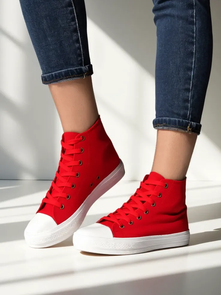 Royalfashion Wysokie trampki damskie Hirria