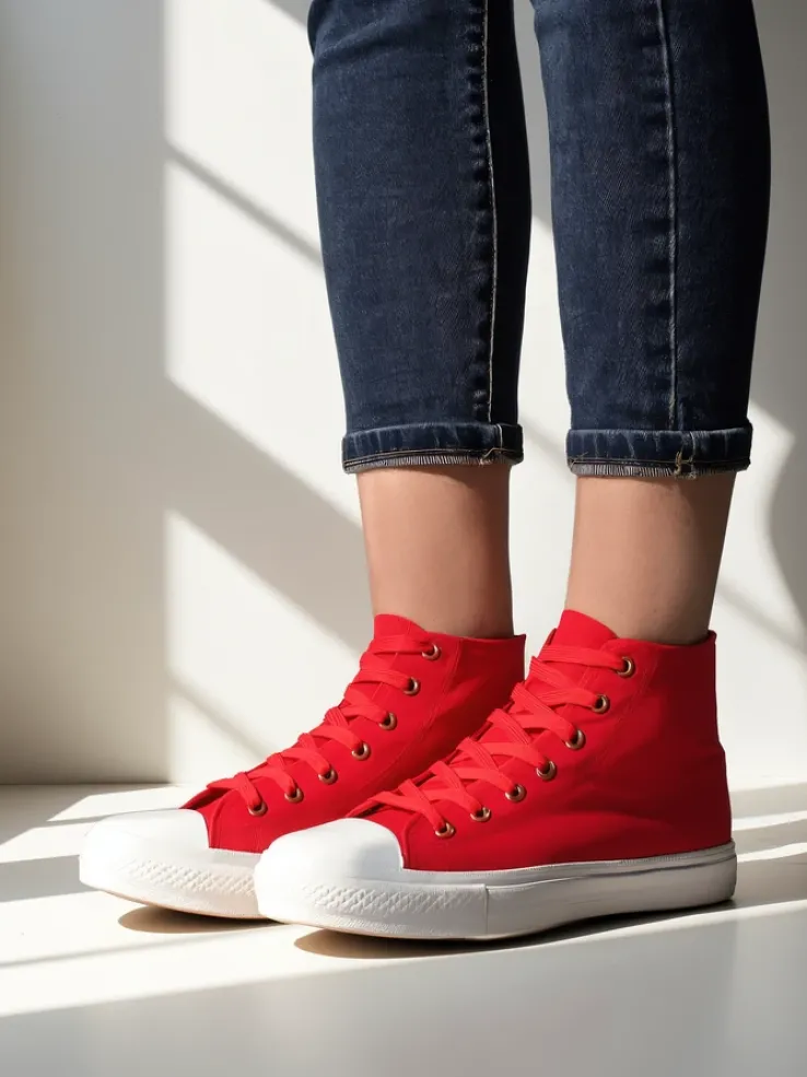 Royalfashion Wysokie trampki damskie Hirria