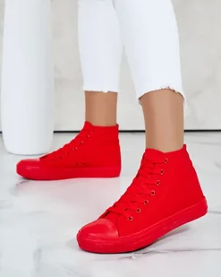 Royalfashion Wysokie trampki damskie Hollas