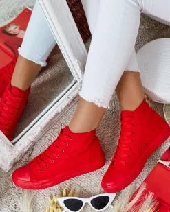 Royalfashion Wysokie trampki damskie Hollas