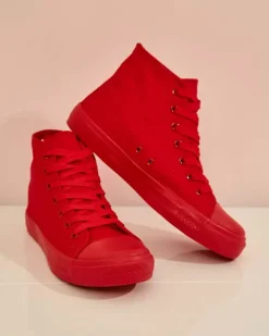 Royalfashion Wysokie trampki damskie Hollas