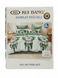 Royalfashion Wzorzysta pościel 180x200 komplet 3 CZĘŚCI