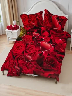 Royalfashion Wzorzysta pościel 180x200 komplet 3 CZĘŚCI