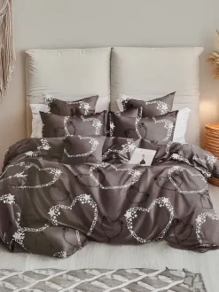 Royalfashion Wzorzysta pościel 180x200 komplet 3 CZĘŚCI