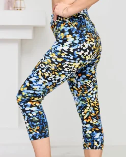 Royalfashion Wzorzyste damskie legginsy 3/4