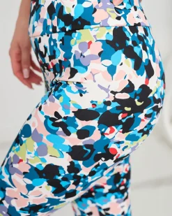 Royalfashion Wzorzyste damskie legginsy 3/4