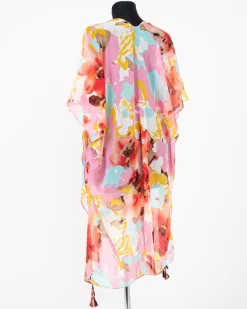 Royalfashion Wzorzyste pareo damskie w kolorze różowym