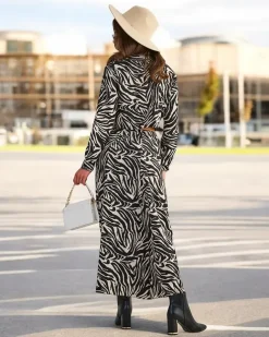 Royalfashion Wzorzysty damski komplet