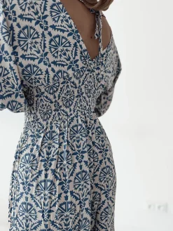 Royalfashion Wzorzysty kombinezon damski