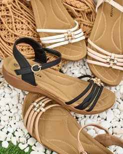 Royalfashion Zdobione damskie sandały Sun Crusher