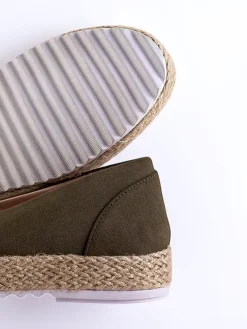 Royalfashion Zielone damskie espadryle w moro Nuhente