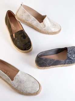 Royalfashion Zielone damskie espadryle w moro Nuhente