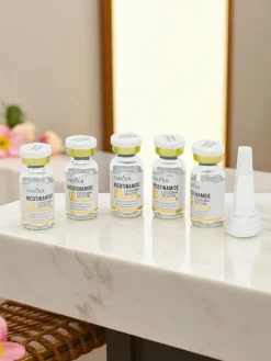 Sadoer Zestaw Lyofilizowanego Pudru Nikotynamidu i Witaminy C