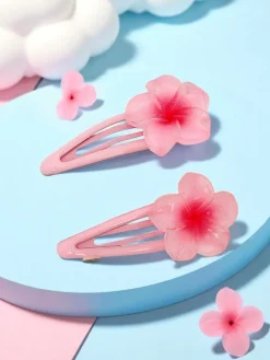 Spinki do włosów Florisia z kwiatem