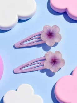 Spinki do włosów Florisia z kwiatem