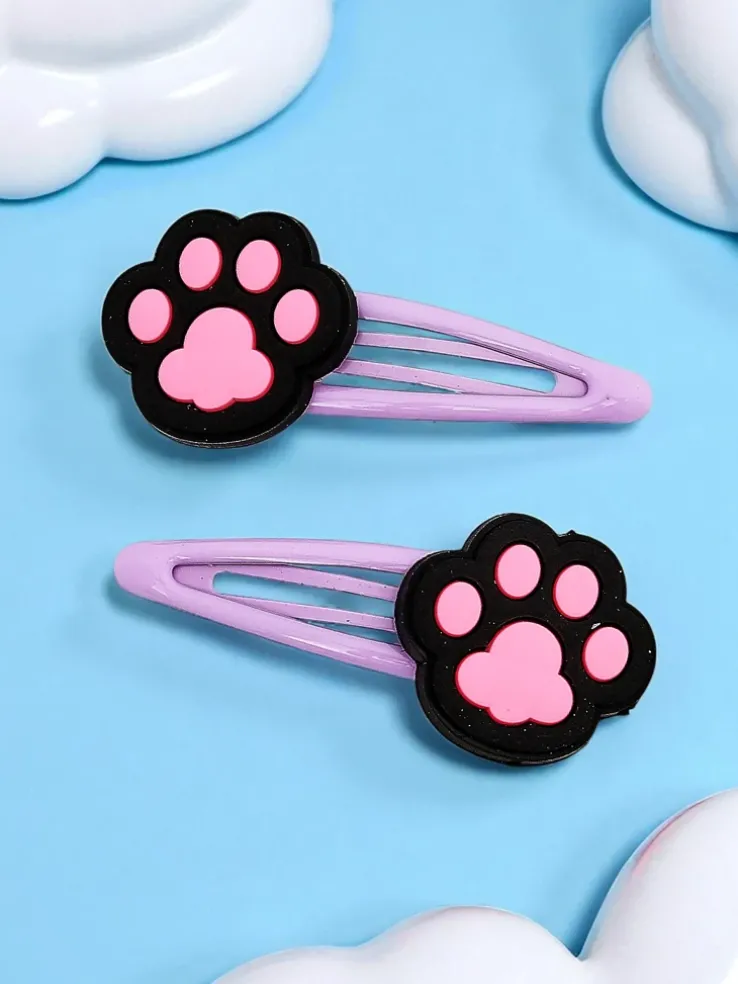 Spinki do włosów w kształcie łapki