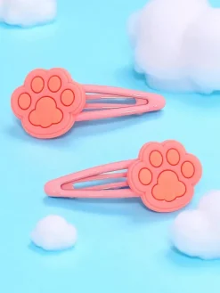 Spinki do włosów w kształcie łapki