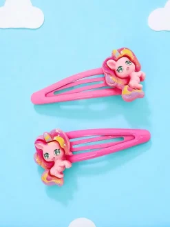 Spinki do włosów z jednorożcem