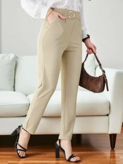 Spodnie Eleganza Beżowe