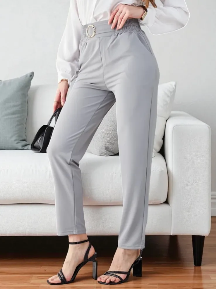 Spodnie Eleganza Jasny Szary