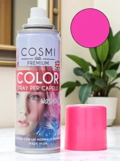 Spray Koloryzujący Lakier do włosów Fuksjowy